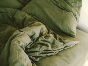 Linen scatter cushion