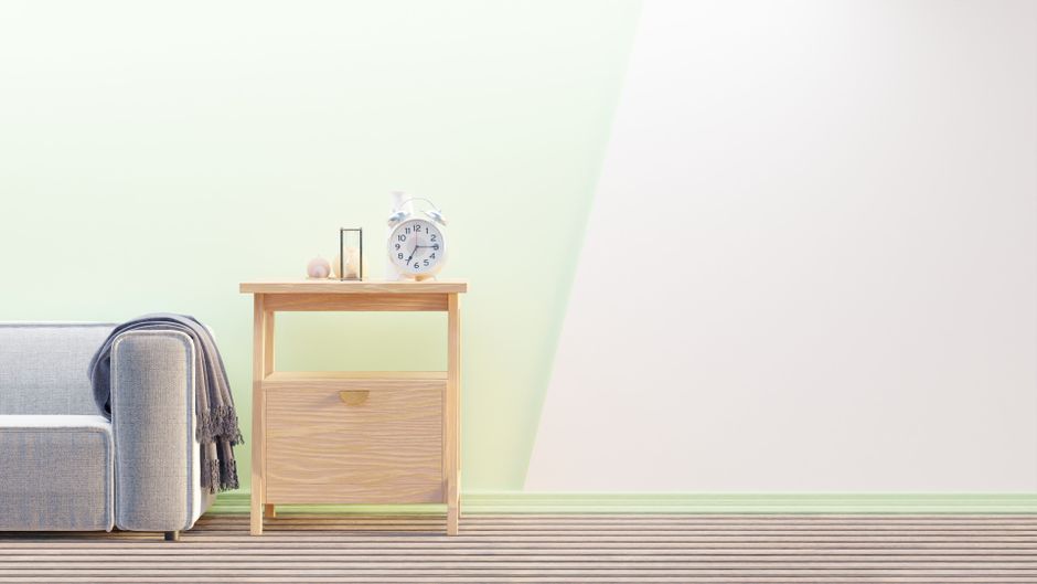 Wooden side table
